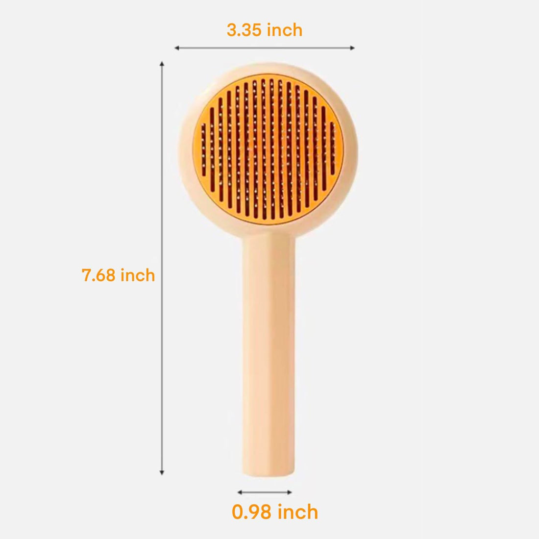 Self Cleaning Pet Grooming Brush For Shedding And Detangling