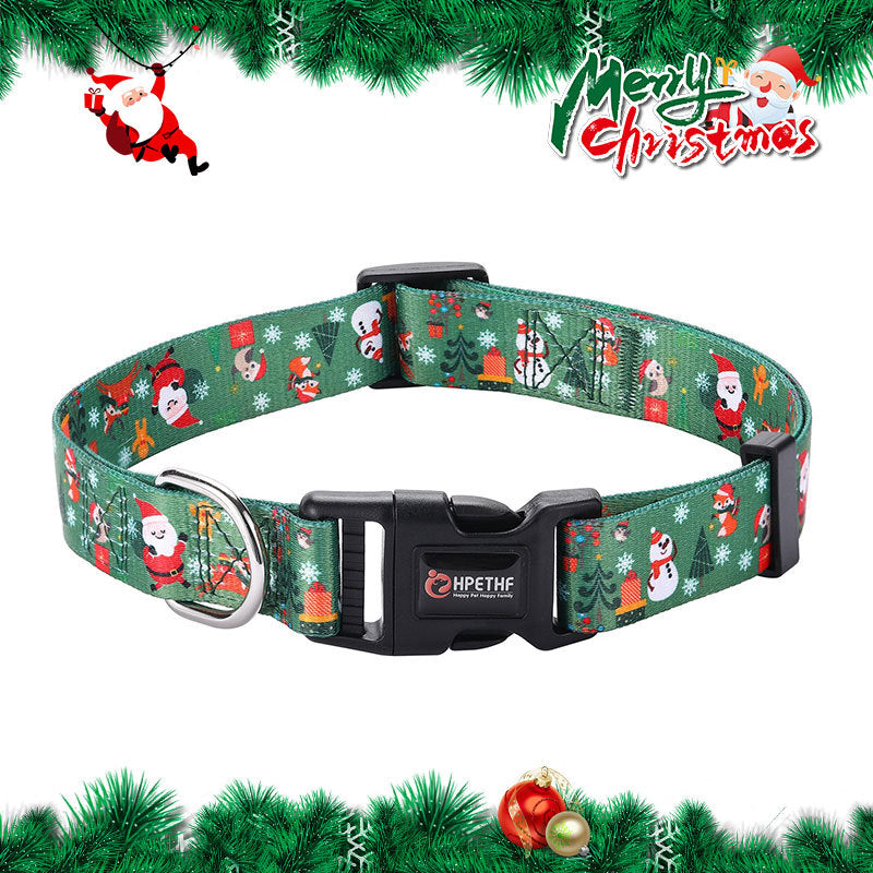 Christmas Collar Pet Hand Rope Leash