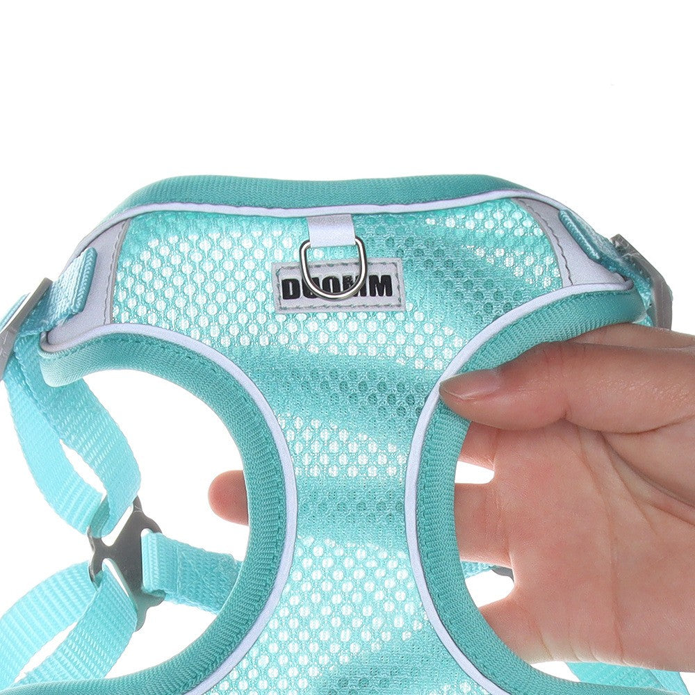 Pet Leash Teddy Breathable Adjustable Pet Chest Harness