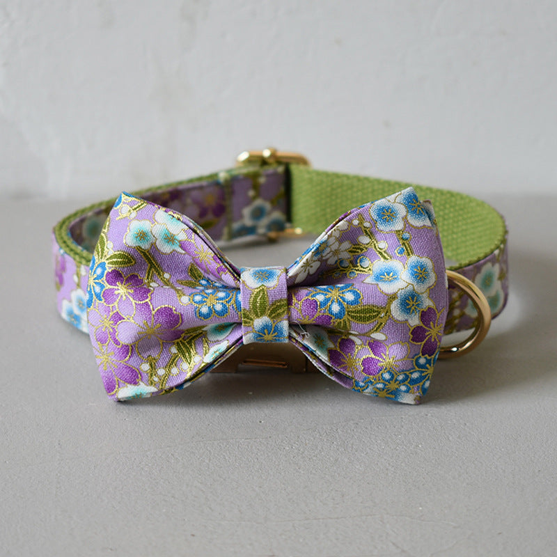 Pet Purple Zephyr Collar Leash Set