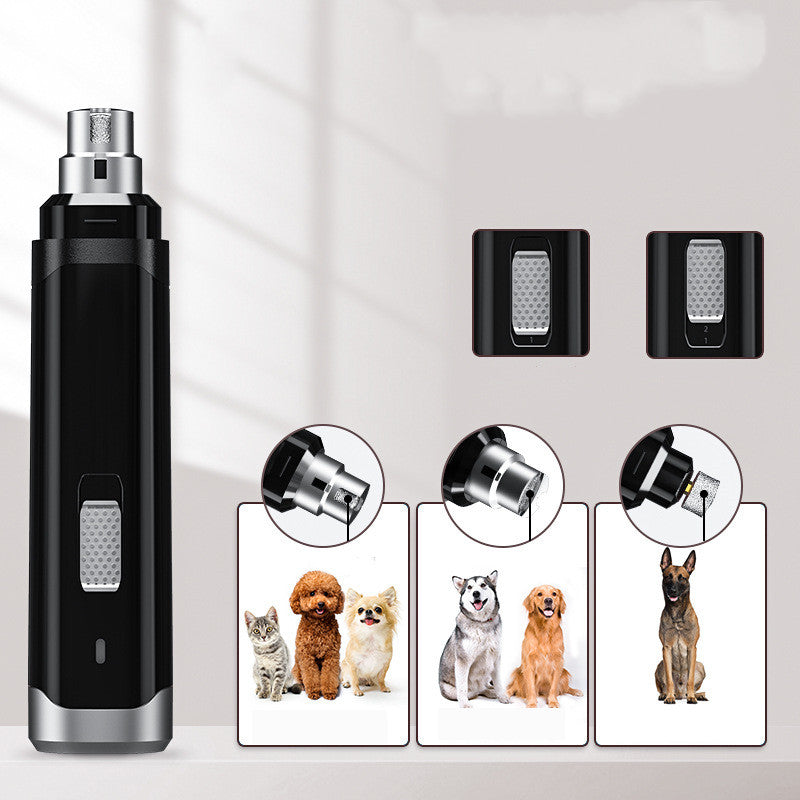 High Power Electric Pet Nail Trimmer USB Rechargeable Device