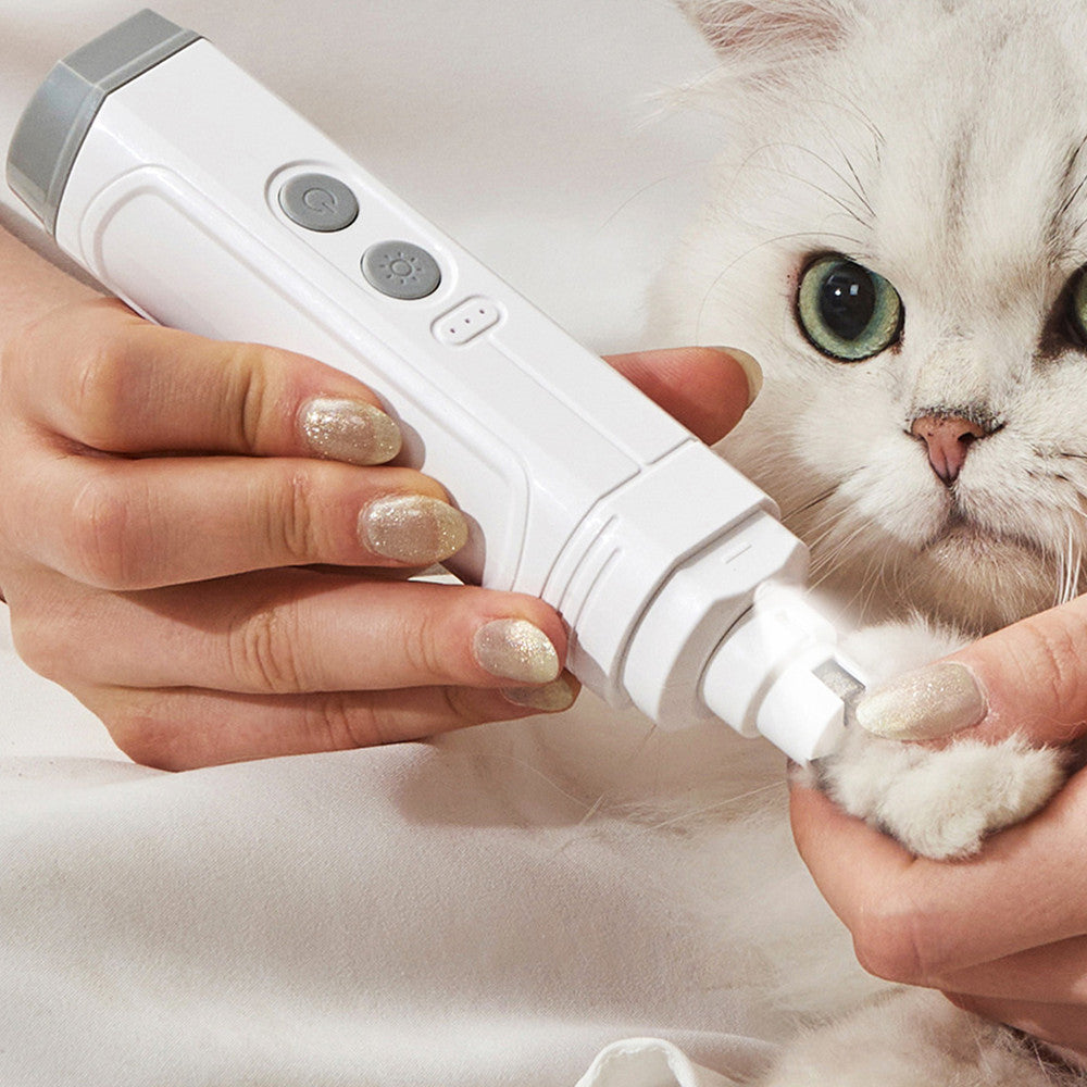 High Power Double Lamp Pet Nail Trimmer Automatic Grooming Device