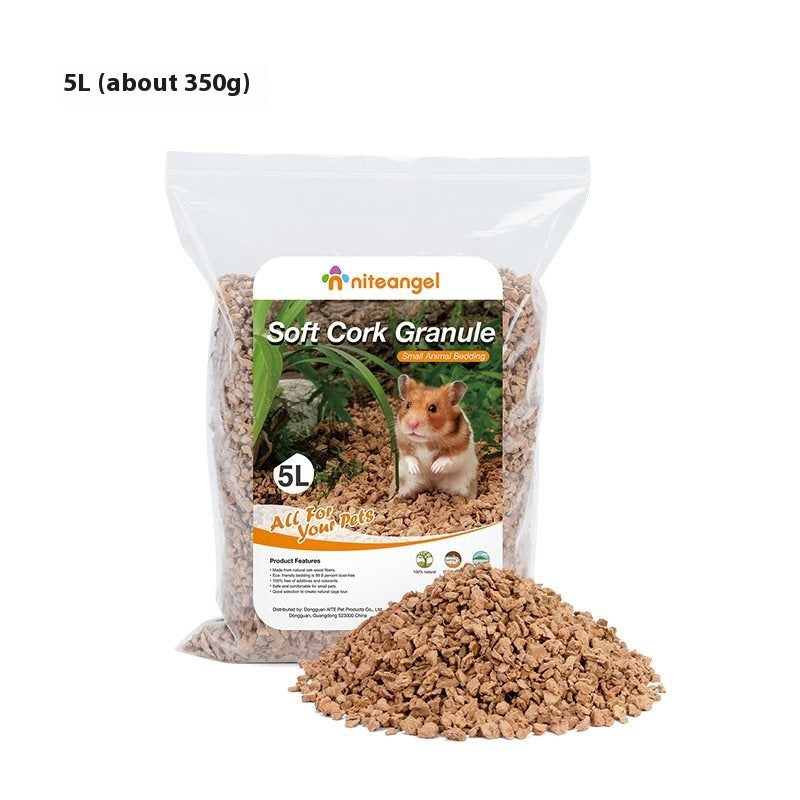 Oak Cork Pet Bedding Dust Free Digging Cage Landscaping Supplies
