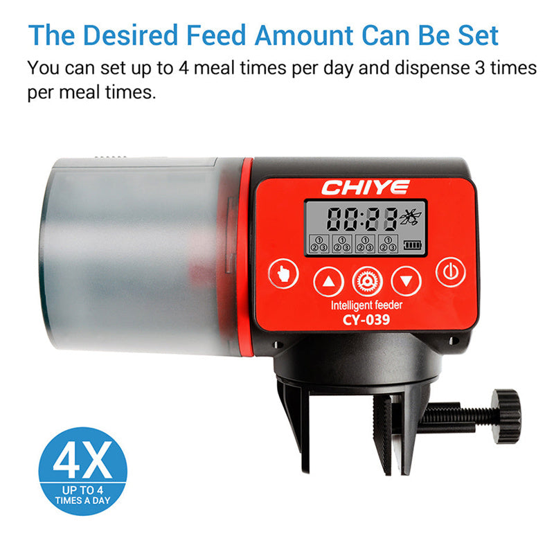 Intelligent Automatic Fish Tank Feeder With Timer System
