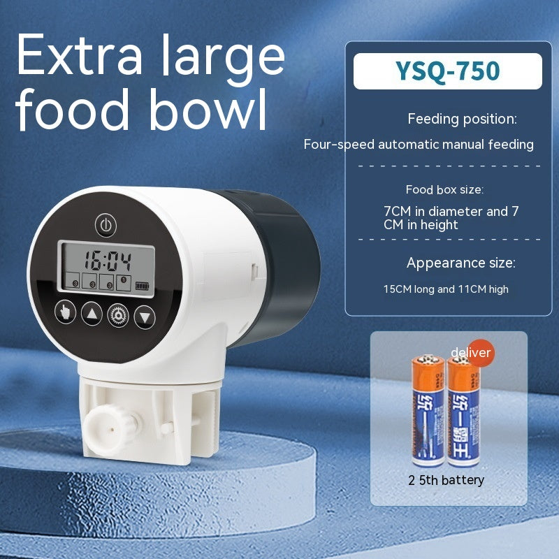Smart Aquarium Timed Fish Feeder For Automatic Feeding System