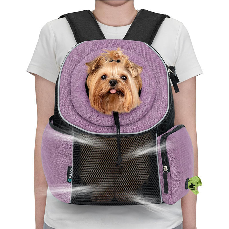 Breathable Portable Pet Carrier Backpack For Travel And Outdoor Use