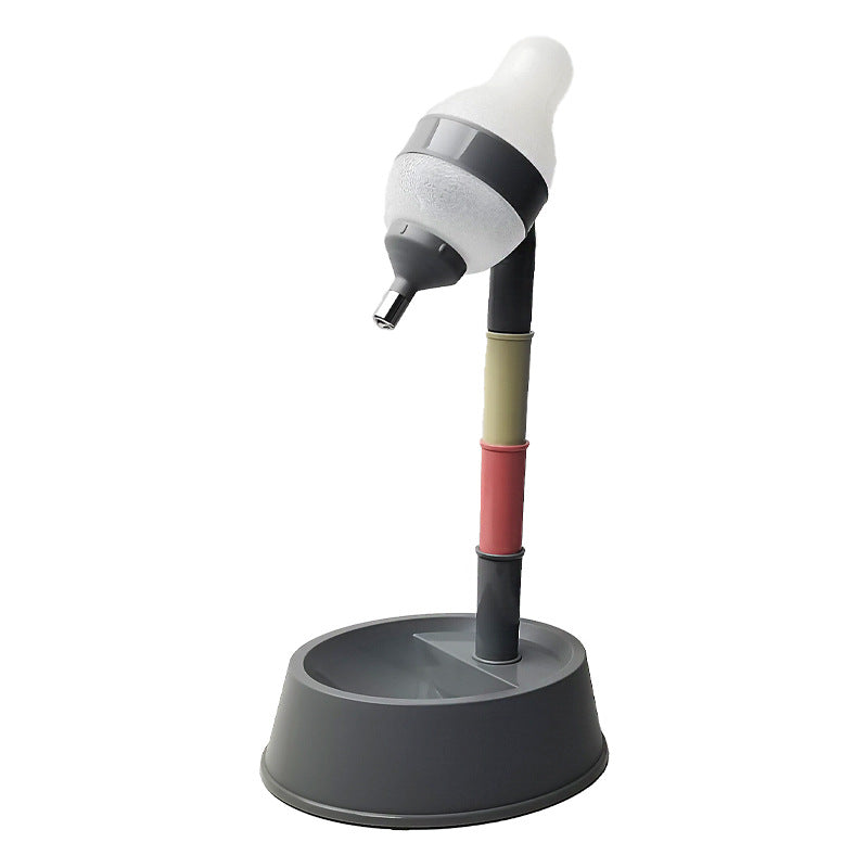 Adjustable Height Pet Water Dispenser Bowl Fountain Feeder