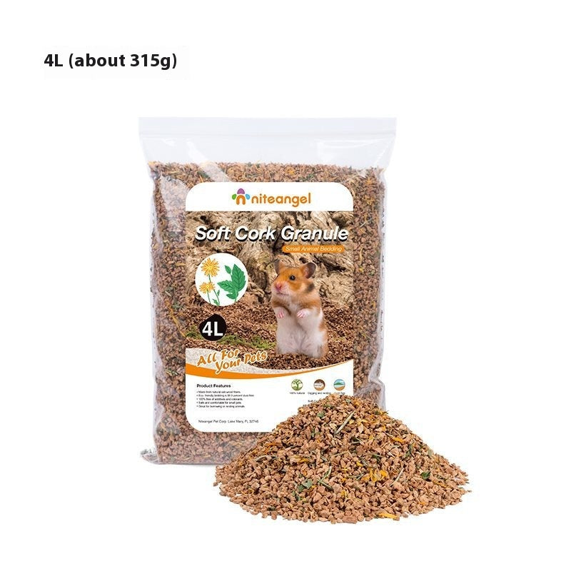 Oak Cork Pet Bedding Dust Free Digging Cage Landscaping Supplies