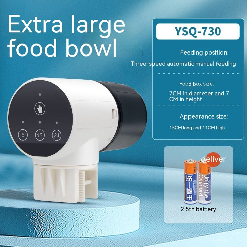 Smart Aquarium Timed Fish Feeder For Automatic Feeding System