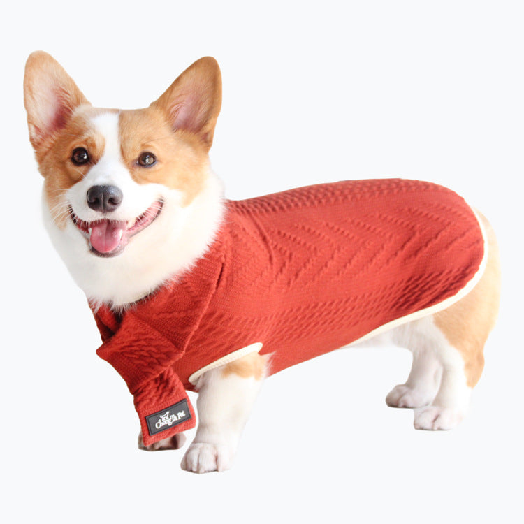 Pet Vintage Twist Style Sweater Clothing