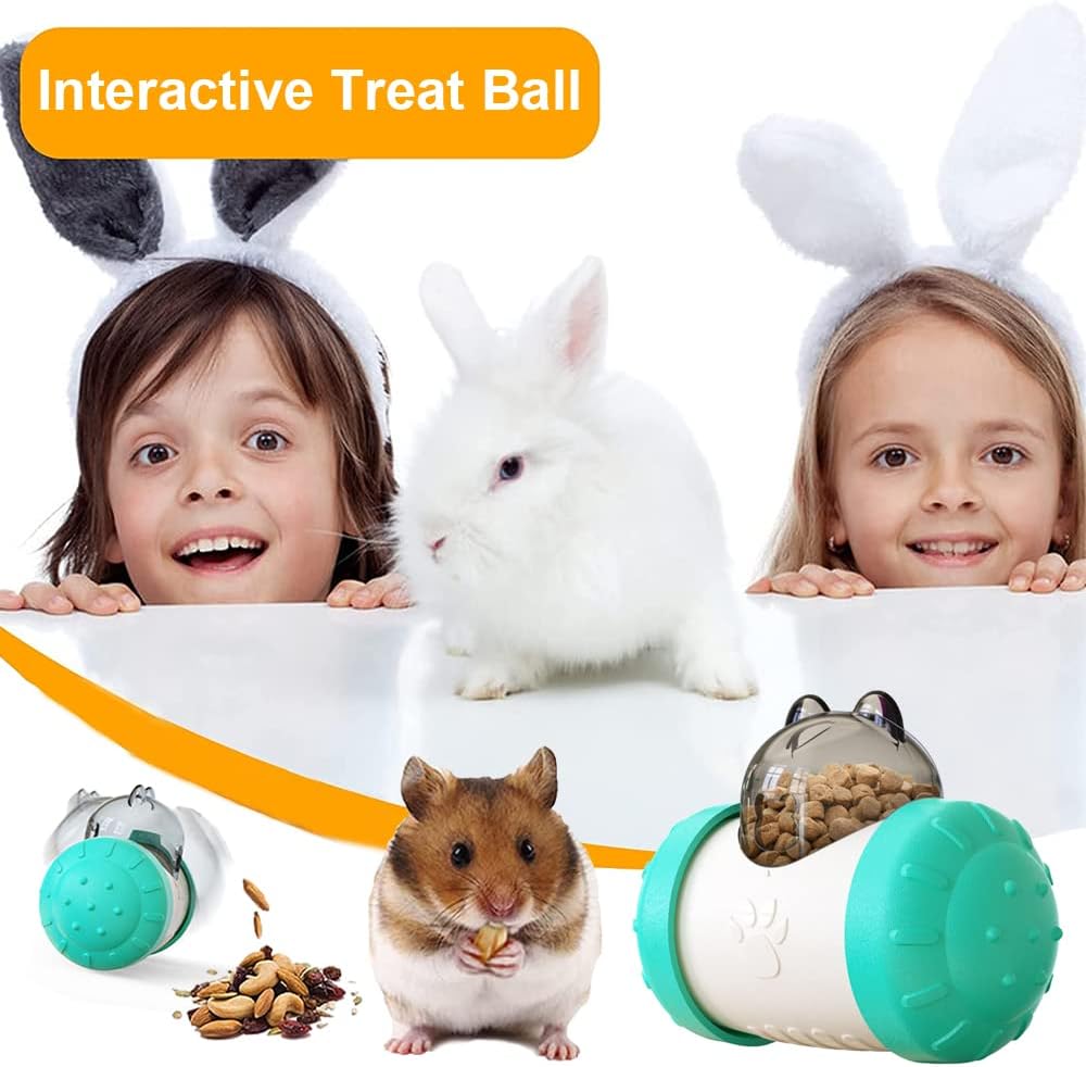 Interactive Pet Treat Dispensing Puzzle Ball Feeder Toy