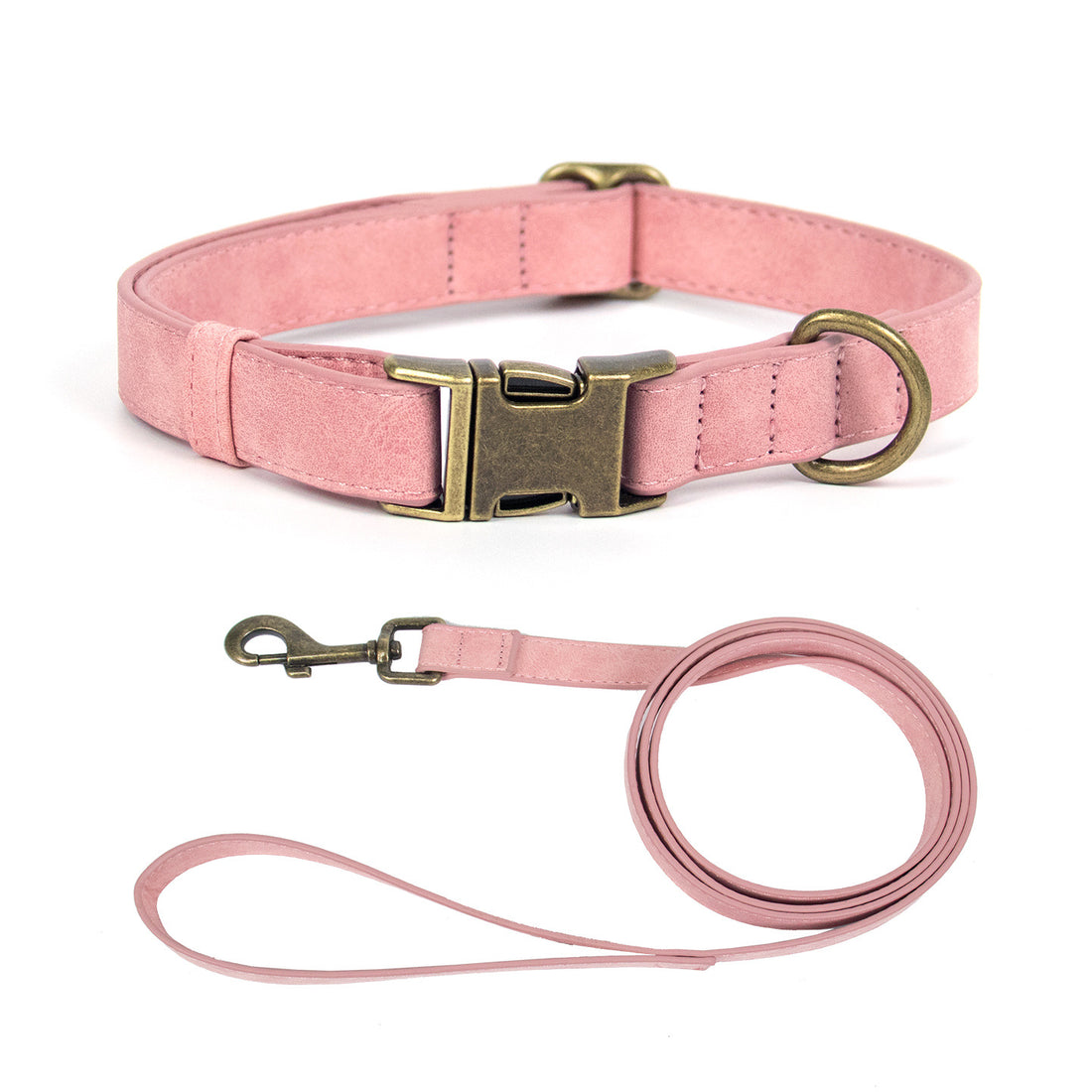 Retro Fashion Pet Leash And Collar Set