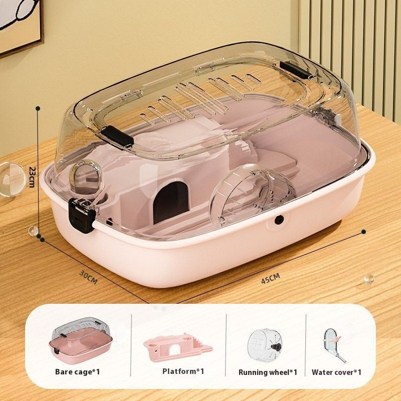 Djungarian Hamster Cang Special Oversized Transparent Acrylic Cage