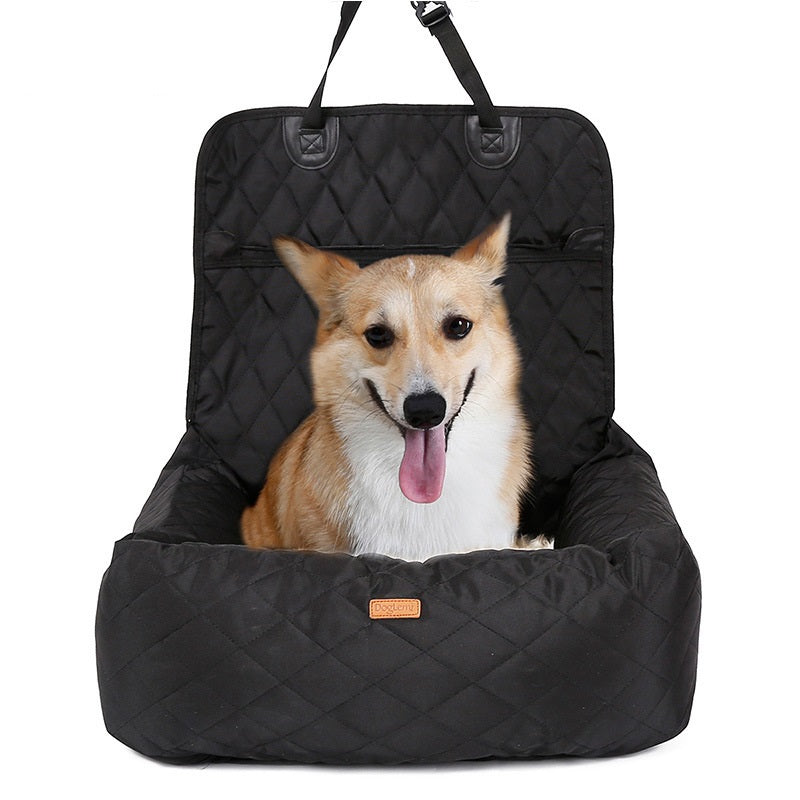 Pet 2 In 1 Folding Car Seat Pad And Travel Bed